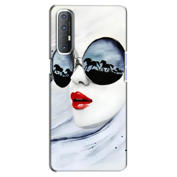 Чехол с рисунком «Любительница коней» для OPPO Reno 3 Pro Чехол с рисунком «Любительница коней» для OPPO Reno 3 Pro