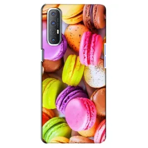 Чехол с изображением вкусной еды для Oppo Reno 3 Pro (Макаруны)