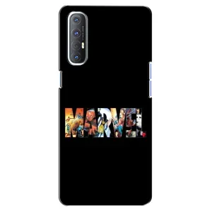 Силиконовый Чехол для Oppo Reno 3 Pro (MARVEL)