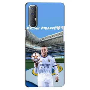 Чехол (TPU) с Футболистом на Oppo Reno 3 Pro (Mbappe Real)
