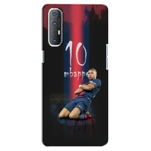 Чехол (TPU) с Футболистом на Oppo Reno 3 Pro (MBAPPE 10)