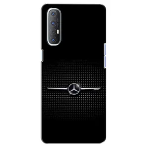 Силиконовый бампер с картинкой машины на Oppo Reno 3 Pro (Mercedes)