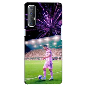 Чехлы Лео Месси в Майами на Oppo Reno 3 Pro (Месси в Майами)