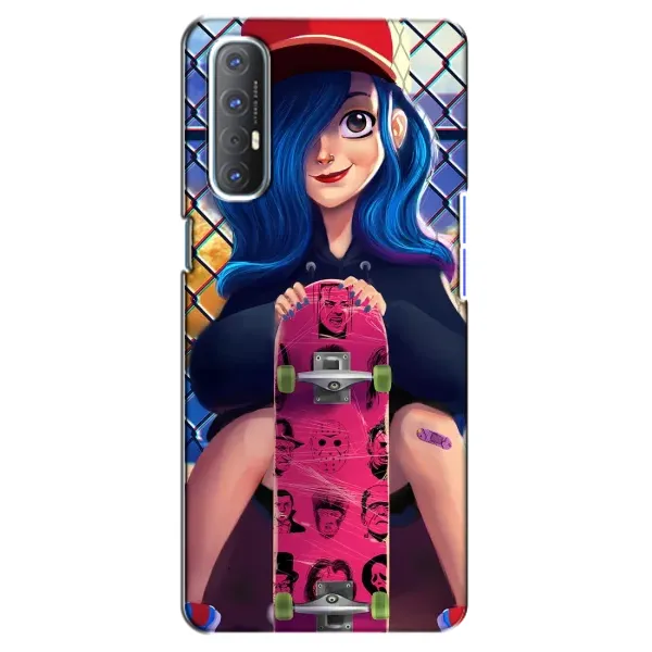 Чехол с рисунком «Модная девушка» для OPPO Reno 3 Pro Чехол с рисунком «Модная девушка» для OPPO Reno 3 Pro