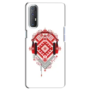Силиконовый Чехол на Oppo Reno 3 Pro с картинкой Вышиванки (Модная вышиванка)