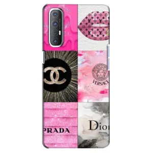 Чохол (Dior, Prada, YSL, Chanel) для Oppo Reno 3 Pro (Модніца)