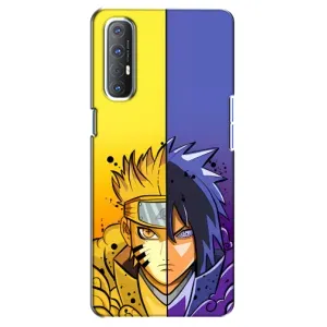 Купить Чохли на телефон з принтом Anime для Oppo Reno 3 Pro (Naruto Vs Sasuke)