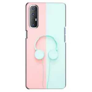 Дівчачий Чохол для Oppo Reno 3 Pro (Навушники)