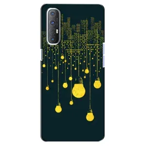 Силиконовые Чехлы Любимому человеку для Oppo Reno 3 Pro (Ночной город)