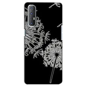 Силіконовий Чохол з кульбабками на Oppo Reno 3 Pro (Кульбаба)