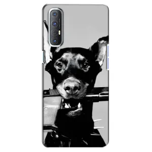 Чохол ДОБЕРМАН для Oppo Reno 3 Pro (Небезпечний доберман)