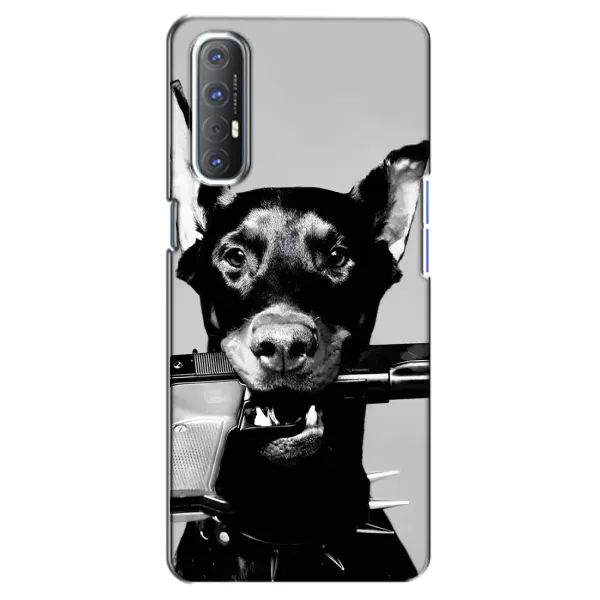 Чехол с рисунком «Опасный доберман» для OPPO Reno 3 Pro Чехол с рисунком «Опасный доберман» для OPPO Reno 3 Pro