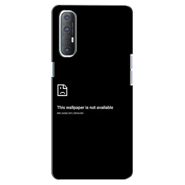 Чехол с рисунком «Ошибка» для OPPO Reno 3 Pro Чехол с рисунком «Ошибка» для OPPO Reno 3 Pro