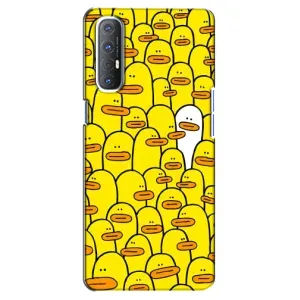 Силіконовий бампер з картинкою звірів для Oppo Reno 3 Pro (Особливий)