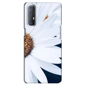 Чохол з ромашками на Oppo Reno 3 Pro (Пів ромашки)