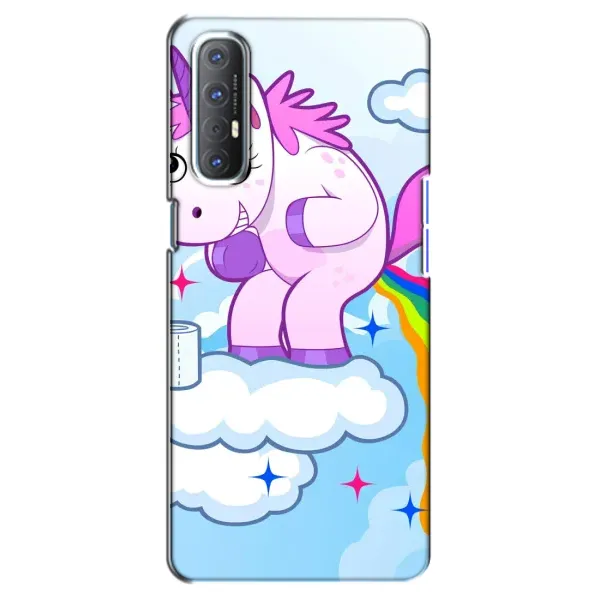 Чехол с рисунком «Радуга единорожка» для OPPO Reno 3 Pro Чехол с рисунком «Радуга единорожка» для OPPO Reno 3 Pro