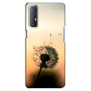 Силіконовий Чохол з кульбабками на Oppo Reno 3 Pro (Роздмухана кульбабка)