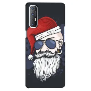 Чехол Санта Клаус для Oppo Reno 3 Pro (Рождественский МЕН)