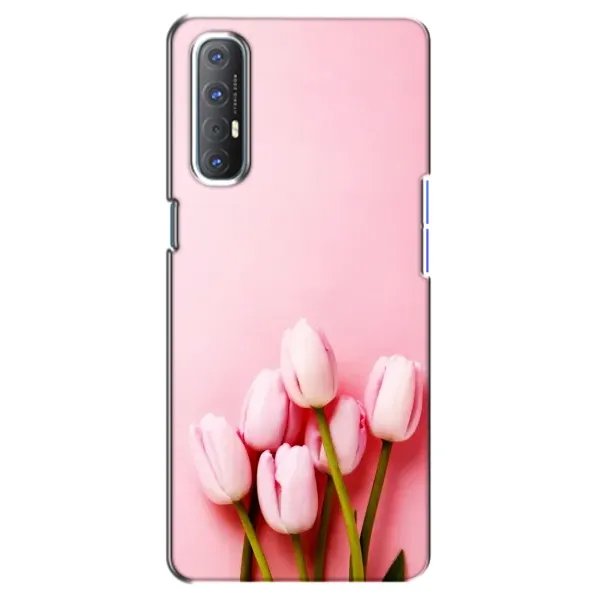 Чехол с рисунком «Розовые тюльпаны» для OPPO Reno 3 Pro Чехол с рисунком «Розовые тюльпаны» для OPPO Reno 3 Pro