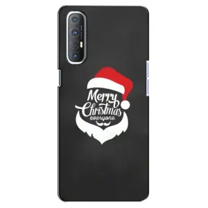 Чехол Санта Клаус для Oppo Reno 3 Pro (Санта Крисмас)
