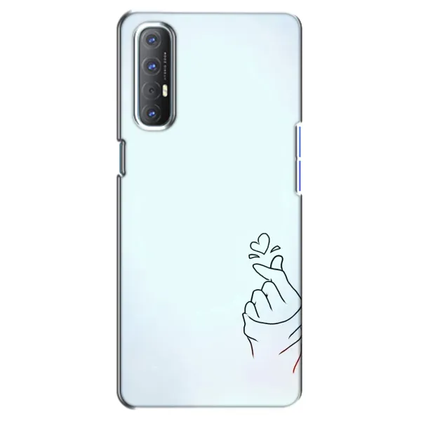 Чехол с рисунком «Сердце на голубом» для OPPO Reno 3 Pro Чехол с рисунком «Сердце на голубом» для OPPO Reno 3 Pro