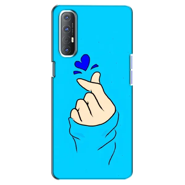 Чехол с рисунком «Сердце на синем» для OPPO Reno 3 Pro Чехол с рисунком «Сердце на синем» для OPPO Reno 3 Pro