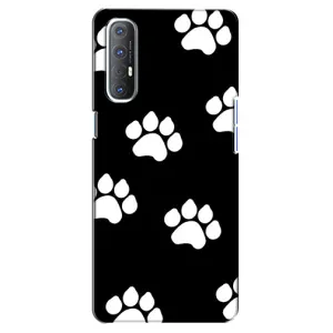 Бампер для Oppo Reno 3 Pro з картинкою "Песики" (Сліди собак)