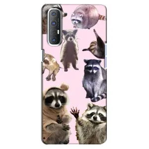 Силіконовий Чохол з Энотами на Oppo Reno 3 Pro (Смішні Єноти)
