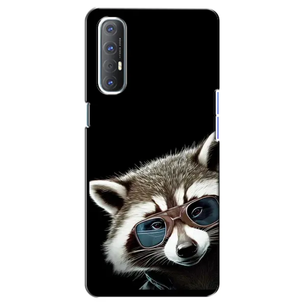 Чехол с рисунком «Стильный Енот» для OPPO Reno 3 Pro Чехол с рисунком «Стильный Енот» для OPPO Reno 3 Pro