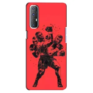 Чехлы с принтом Спортивная тематика для Oppo Reno 3 Pro (Тайсон Бокс)