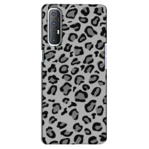 Чохол з леопардовим принтом на Oppo Reno 3 Pro (Темний леопард)