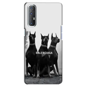 Чохол ДОБЕРМАН для Oppo Reno 3 Pro (Три добермана)