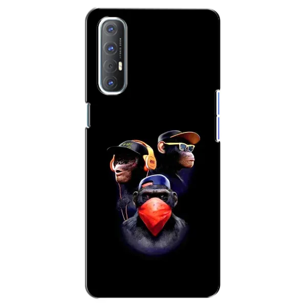 Чехол с рисунком «Три обезьяны» для OPPO Reno 3 Pro Чехол с рисунком «Три обезьяны» для OPPO Reno 3 Pro