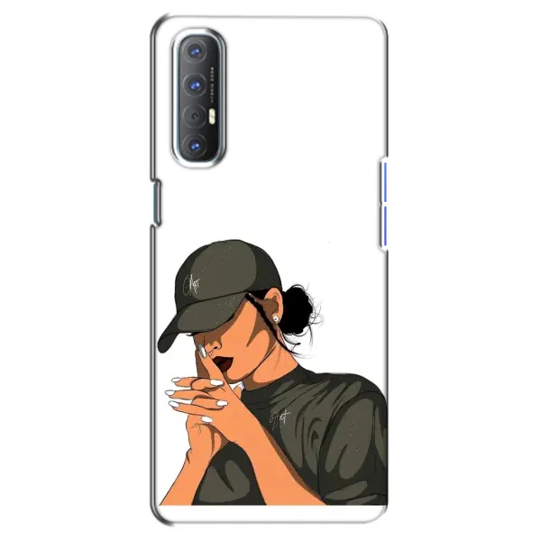 Чехол с рисунком «В зеленом» для OPPO Reno 3 Pro Чехол с рисунком «В зеленом» для OPPO Reno 3 Pro