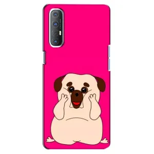 Чохол (ТПУ) Милі песики для Oppo Reno 3 Pro (Веселий Мопсік)