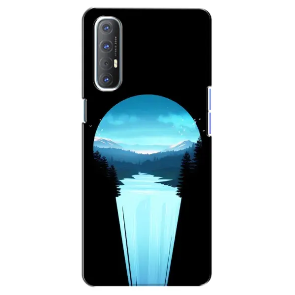 Чехол с рисунком «Синий Водопад» для OPPO Reno 3 Pro Чехол с рисунком «Синий Водопад» для OPPO Reno 3 Pro