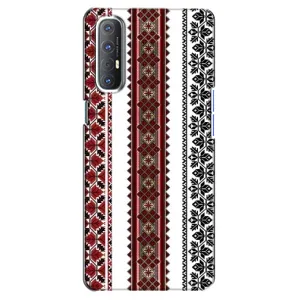 Силиконовый Чехол на Oppo Reno 3 Pro с картинкой Вышиванки (Вышиваночки)