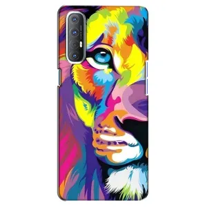 Чохол з картинкою на Oppo Reno 3 Pro (Яскравий Лев)