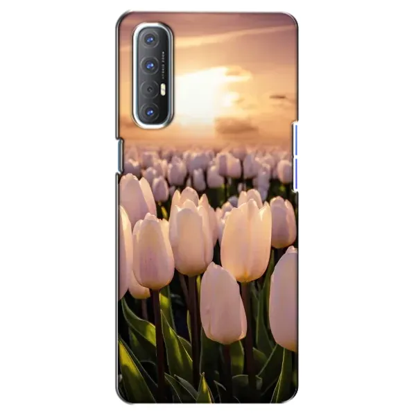 Чехол с рисунком «Закат с цветами» для OPPO Reno 3 Pro Чехол с рисунком «Закат с цветами» для OPPO Reno 3 Pro