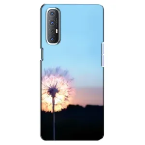 Силіконовий Чохол з кульбабками на Oppo Reno 3 Pro (Захід з кульбабкою)