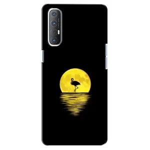Летний Чехол на Oppo Reno 3 Pro (Желтый Закат)