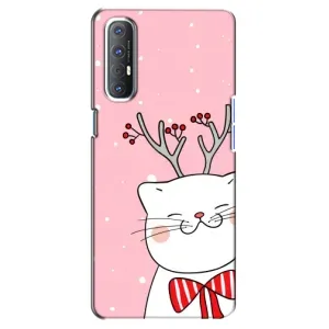 Чохол на тематику: Коти для OPPO Reno 3 Pro (Зимовий кіт)