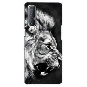 Чохол з картинкою на Oppo Reno 3 Pro (Злий Лев)