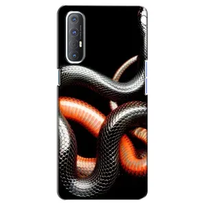Чохли з зображенням різних тварин на Oppo Reno 3 Pro (Змія)