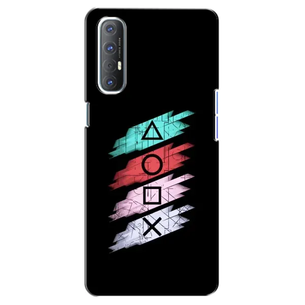 Чехол с рисунком «Значки Sony» для OPPO Reno 3 Pro Чехол с рисунком «Значки Sony» для OPPO Reno 3 Pro