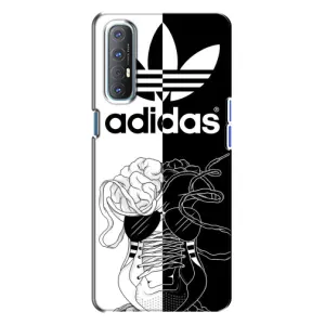 Чохол с стилі "Адідас" для Оппо Рено 3 (Adidas шнурки)