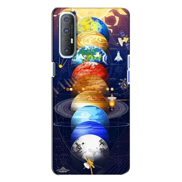 Чехол с рисунком «Арт планети» для OPPO Reno 3 Чехол с рисунком «Арт планети» для OPPO Reno 3