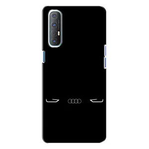 Силіконовий бампер з картинкою машини на Oppo Reno 3 (Сілует Audi)