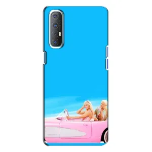 Силиконовый Чехол Барби Фильм на Oppo Reno 3 (Барби и Кен)