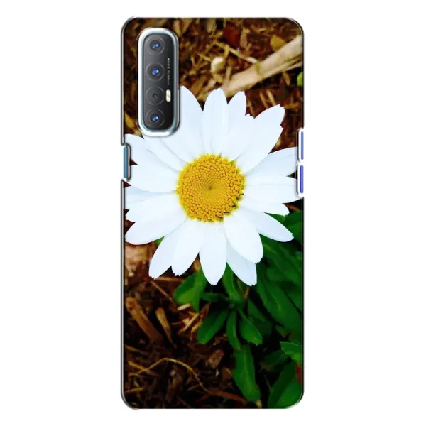 Чехол с рисунком «Белая ромашка» для OPPO Reno 3 Чехол с рисунком «Белая ромашка» для OPPO Reno 3